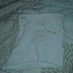 Pair of white shorts