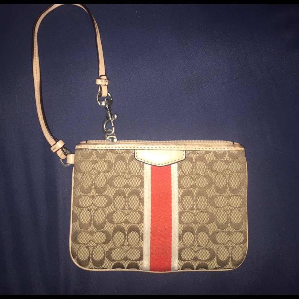 Authentic coach wristlet