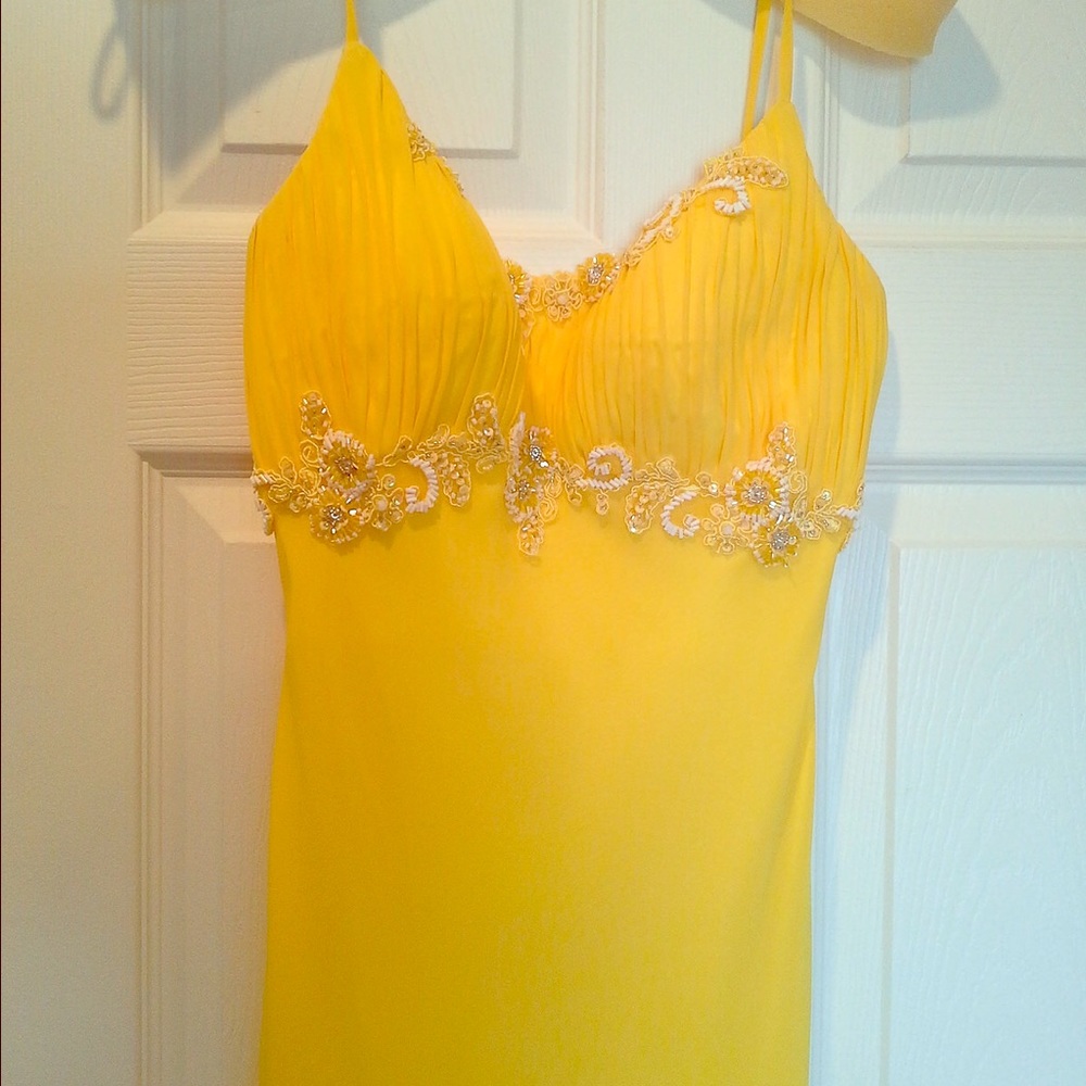 Yellow Faviana Prom Dress