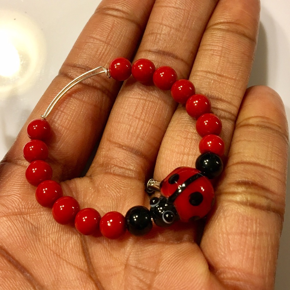 Girl Kids Safe Crystal Expandable Bracelet