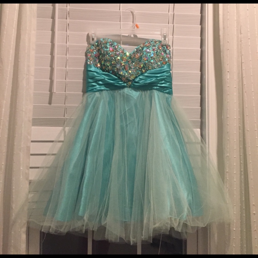 Blue dress