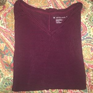 Navy & Maroon Jegging Shirt