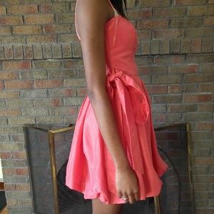 Coral dress