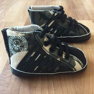 Draven soft soled high top sneakers