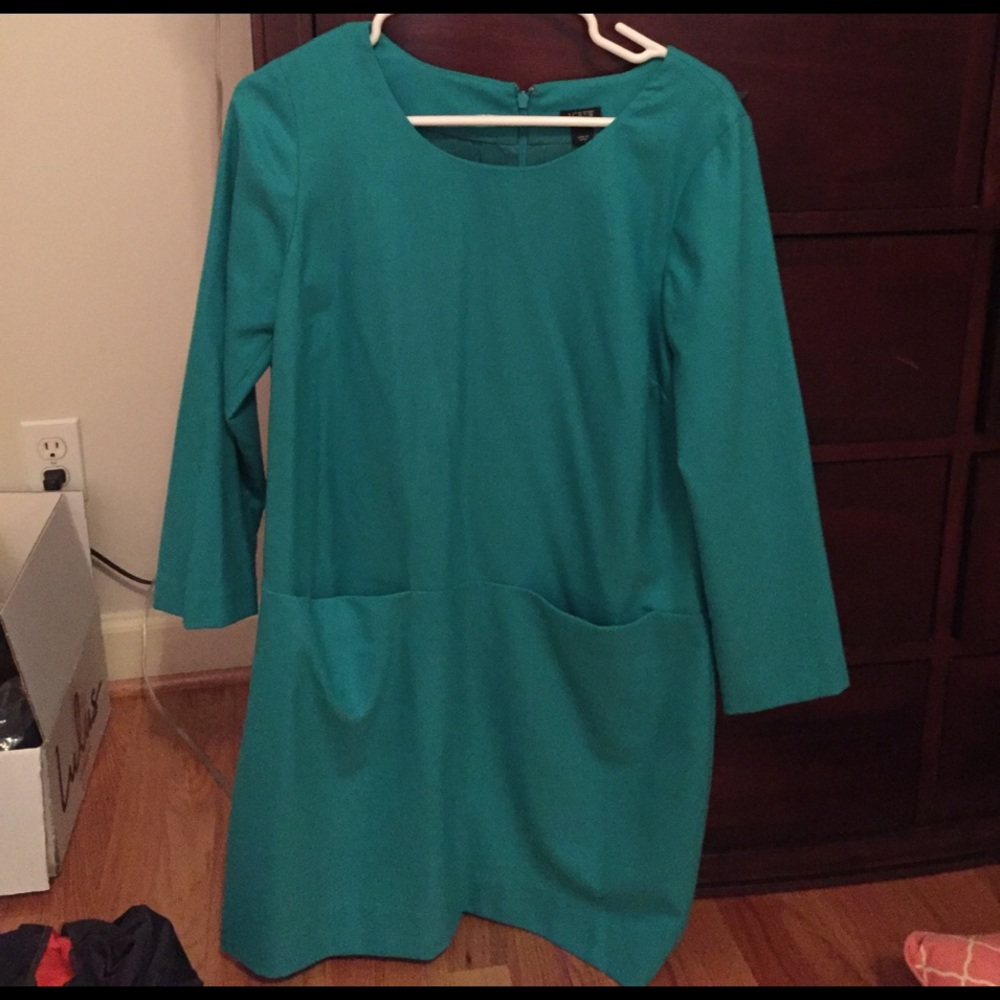 Turquoise J Crew factory dress