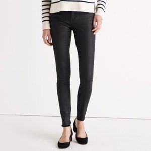 Madewell 9" High-rise Skinny Jeans: Coated Edition