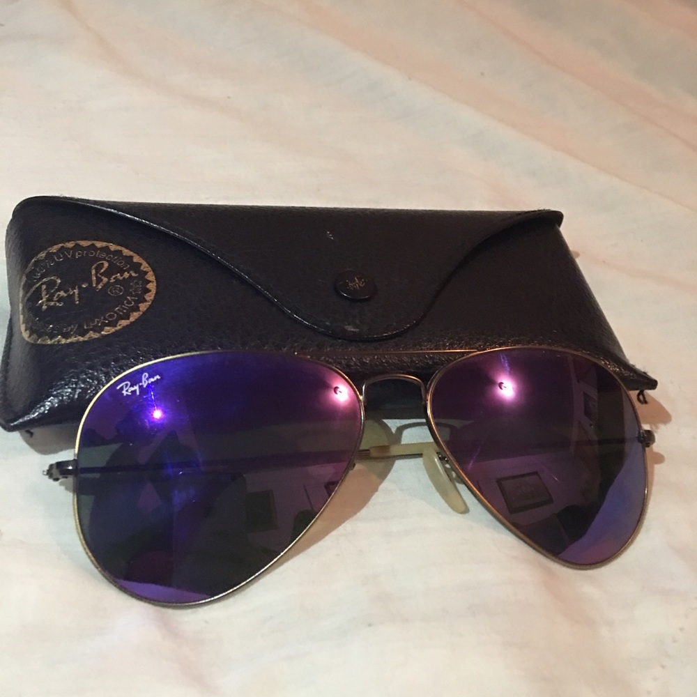 🚨FLASH SALE🚨 Purple lens Ray Ban sunglasses