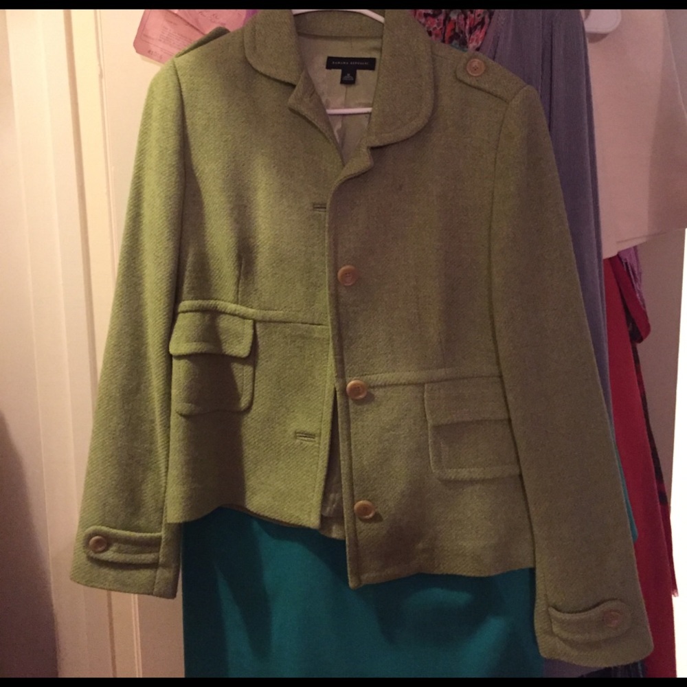 Green blazer