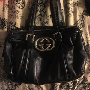 Black Gucci bag