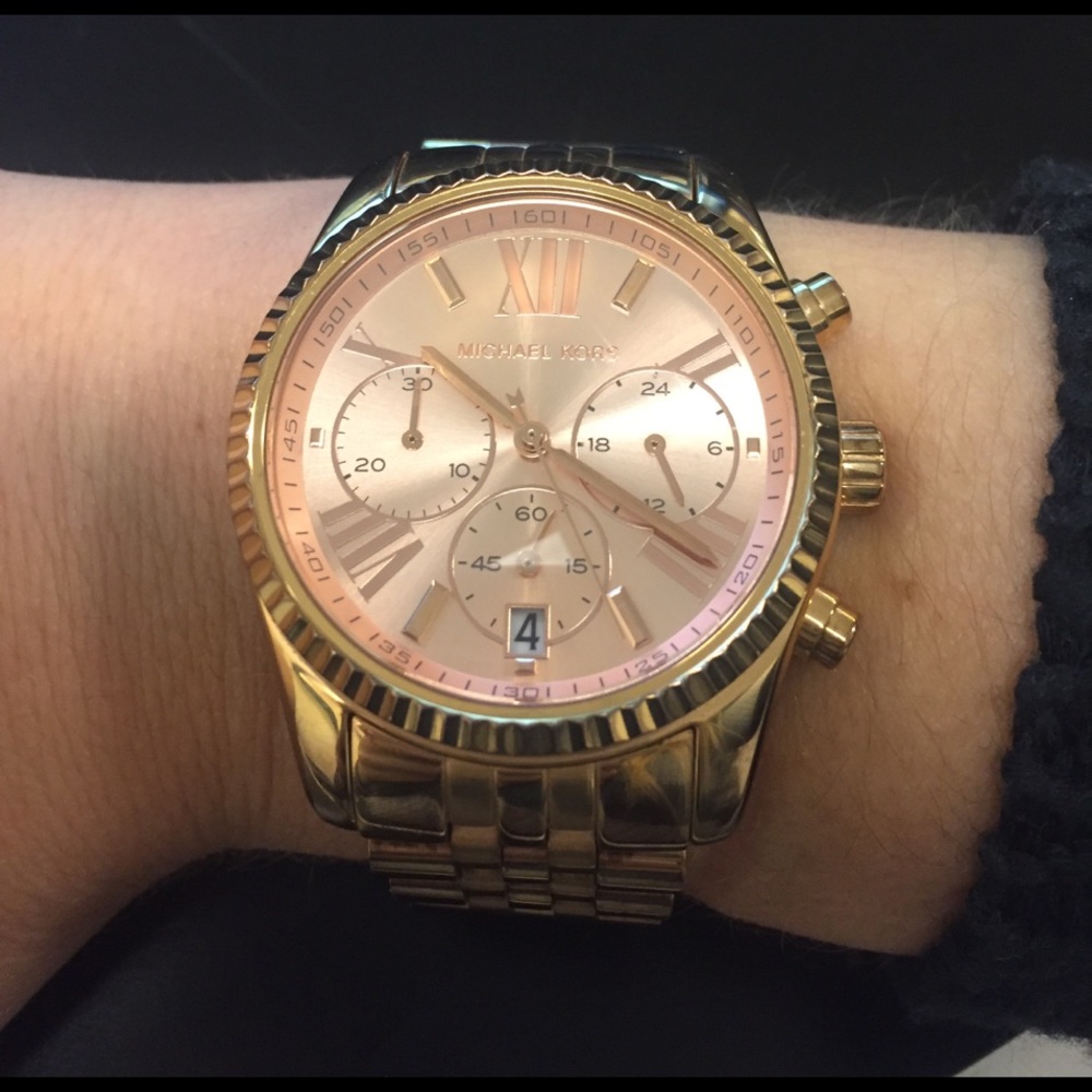 Micheal Kors Rose Gold watch
