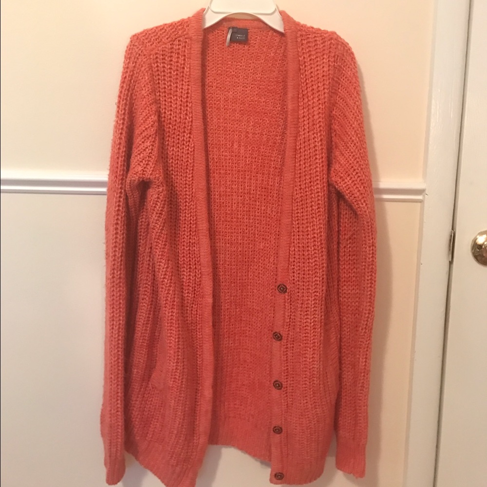 Pink cardigan