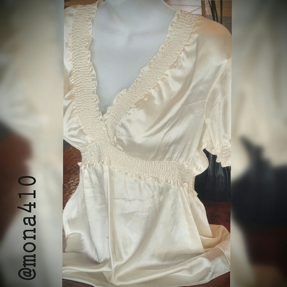BCBG MaxAzria Tops - BCBG MaxAzria V-Neck Blouse