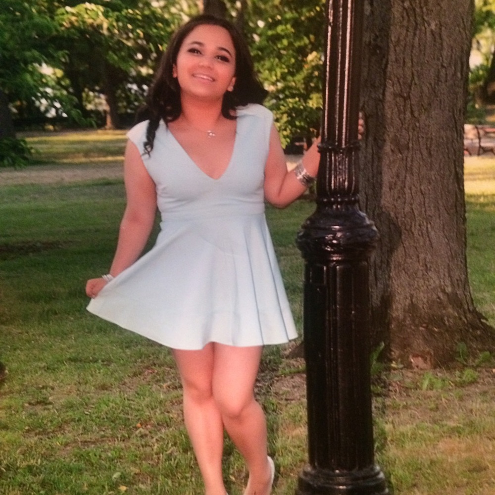 Light blue dress