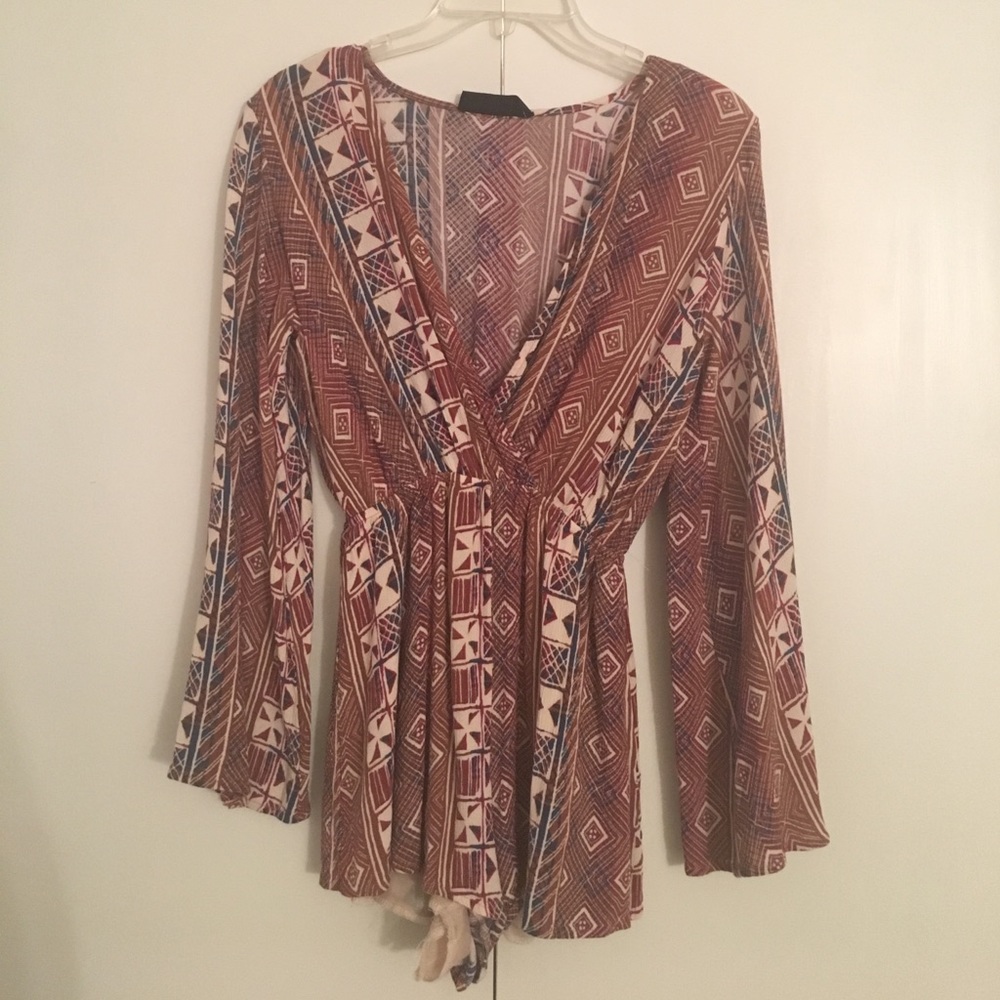 Urban Outfitters small long sleeve romper.