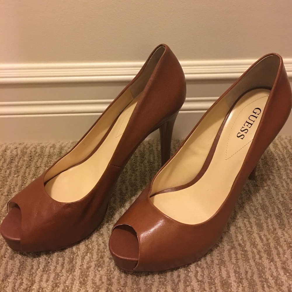 Guess Peep Toe Pumps
