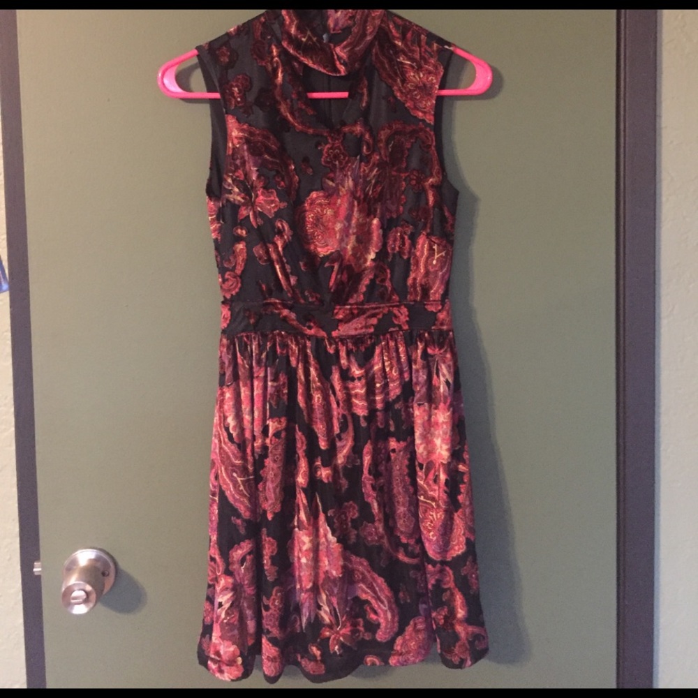 Paisley patterned dress