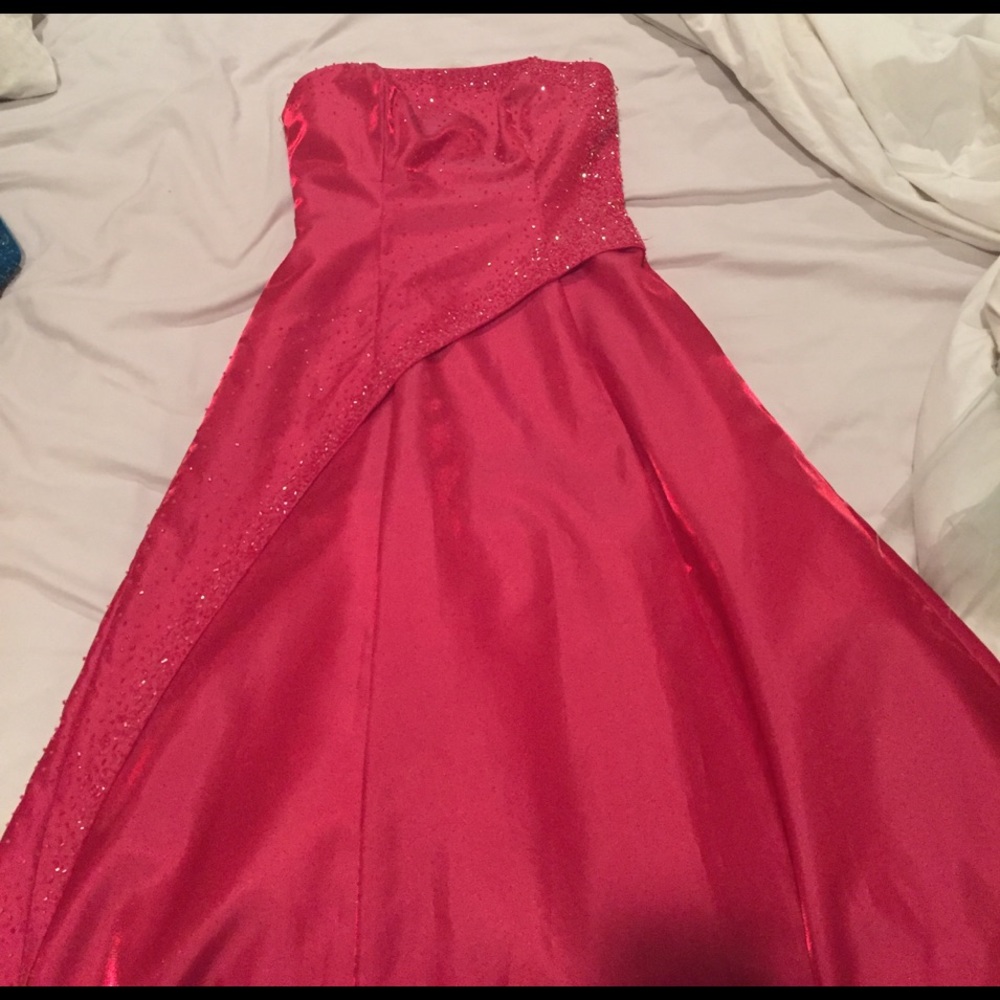 Red dress