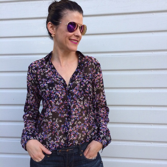 express floral portofino shirt