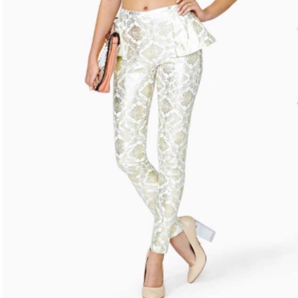 Nasty Gal Peplum Pants