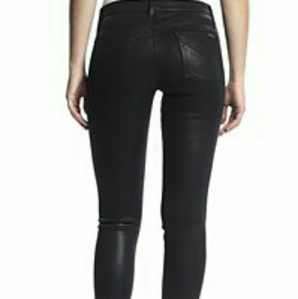 Hudson Juliette Waxed Midrise Skinny Jeans - Picture 5 of 7