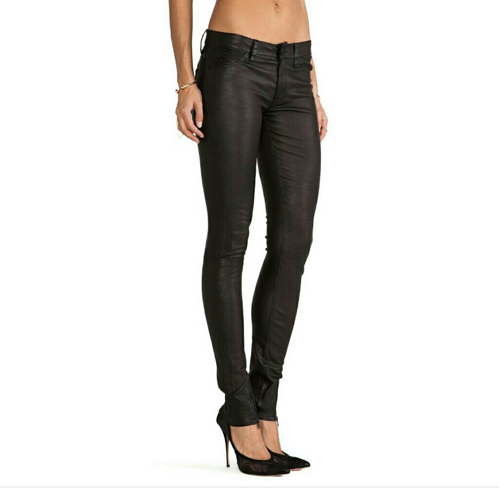 Hudson Juliette Waxed Midrise Skinny Jeans - Picture 2 of 7
