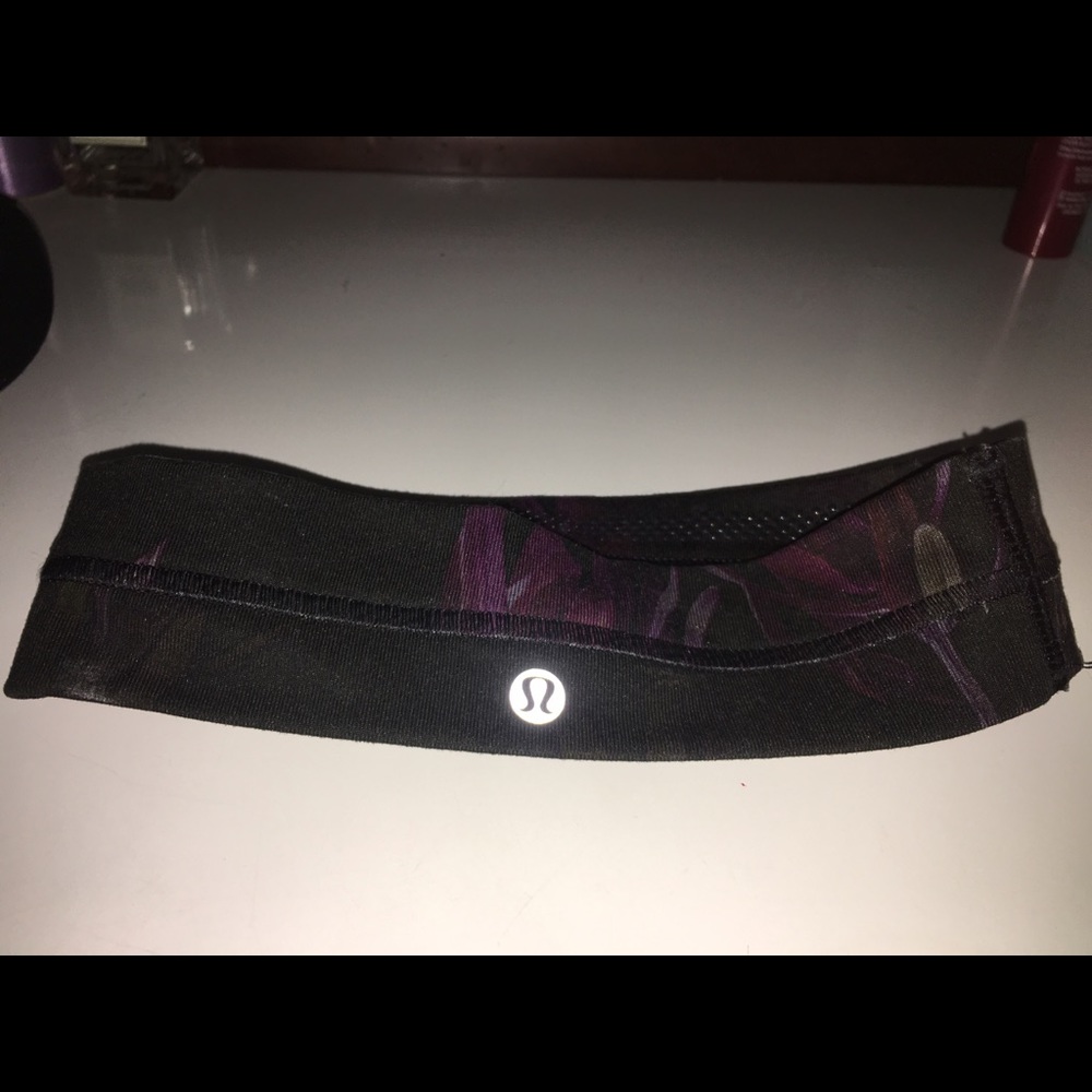 Floral Lulu lemon headband