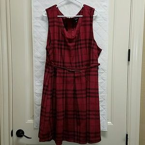 Torrid Plaid Suede Feel Dress
