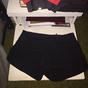 Black Lululemon Speed Shorts