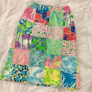 Vintage Lilly Pulitzer A-Line Skirt