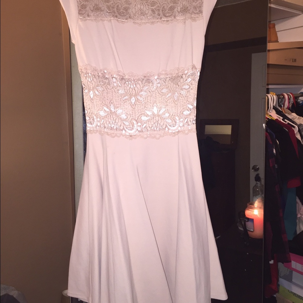 Blush pink Bebe dress
