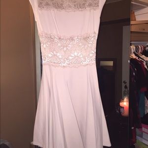 Blush pink Bebe dress