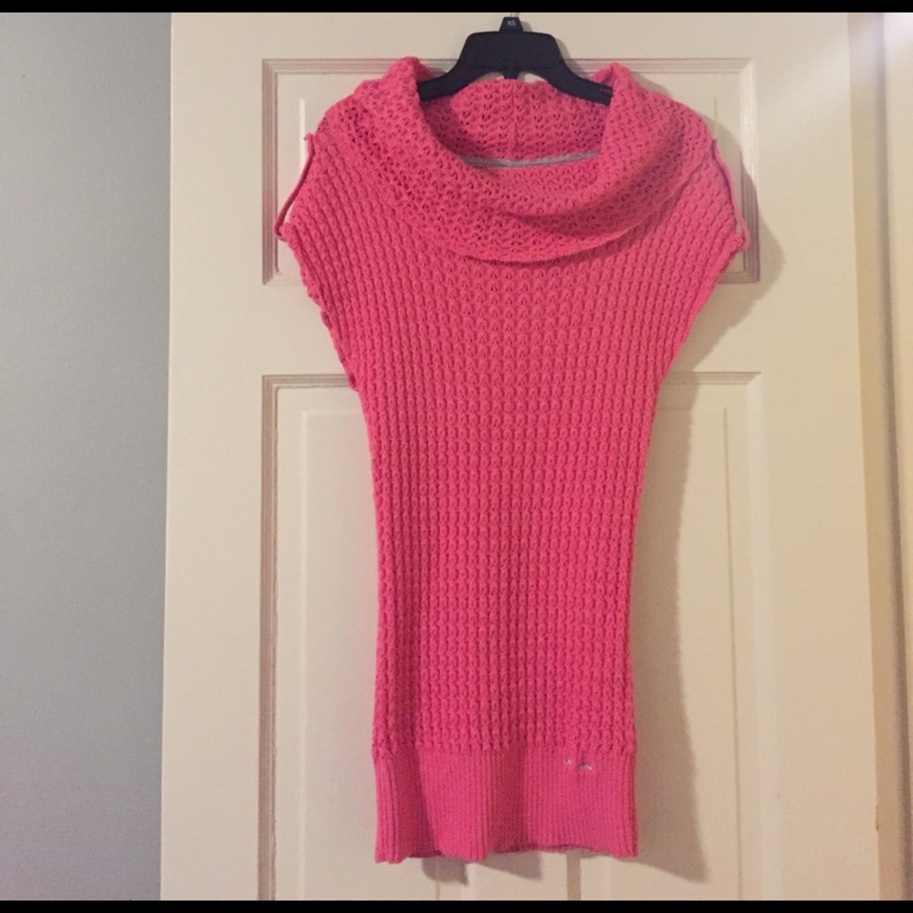 DKNY Cowl Neck Sweater Dress