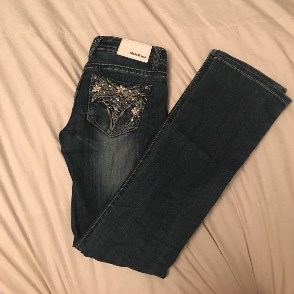 Boot cut jeans