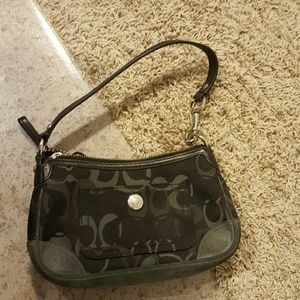 Coach black and gray Chelsea bag