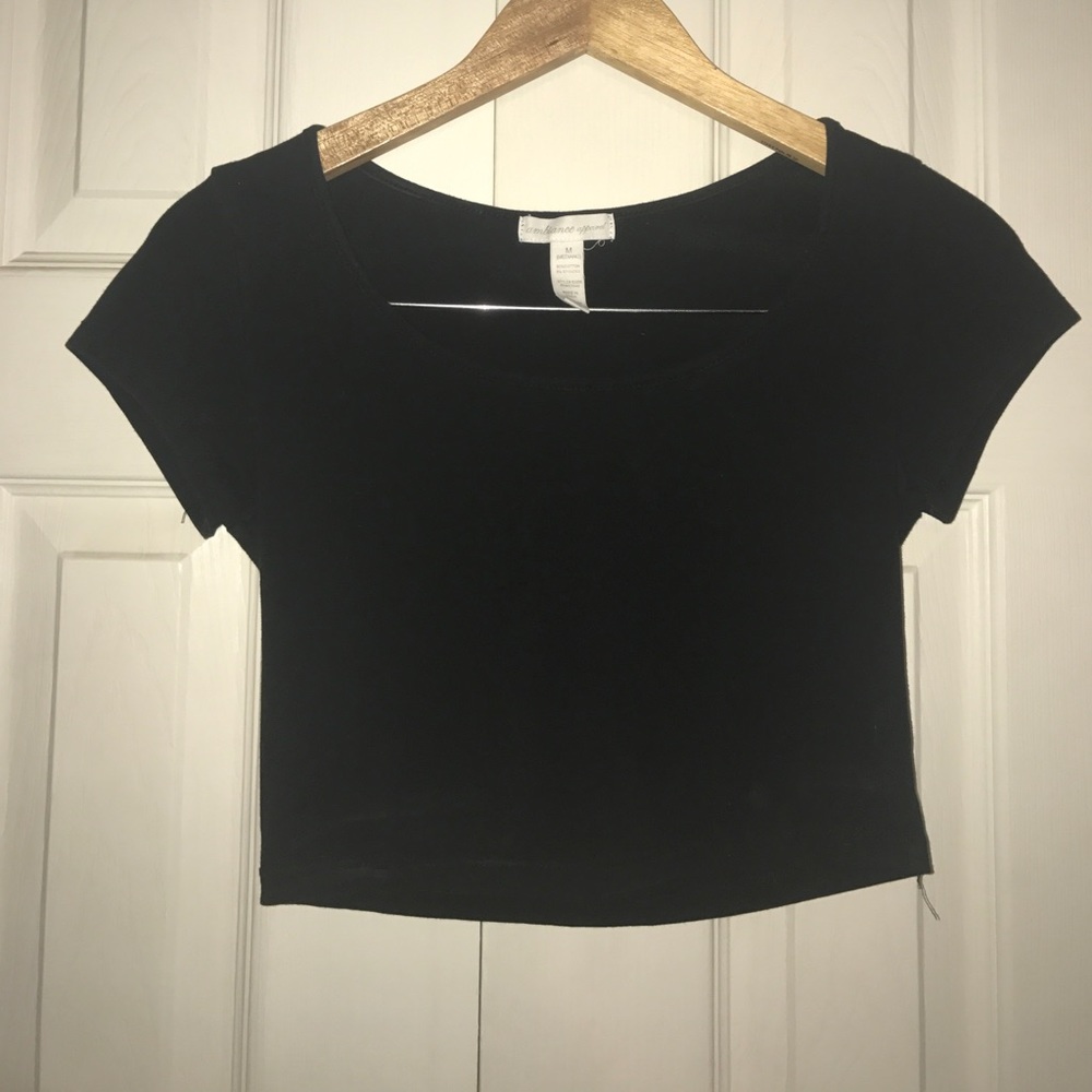 Black Crop Top