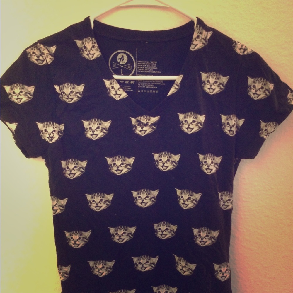 Cat meme top/t shirt