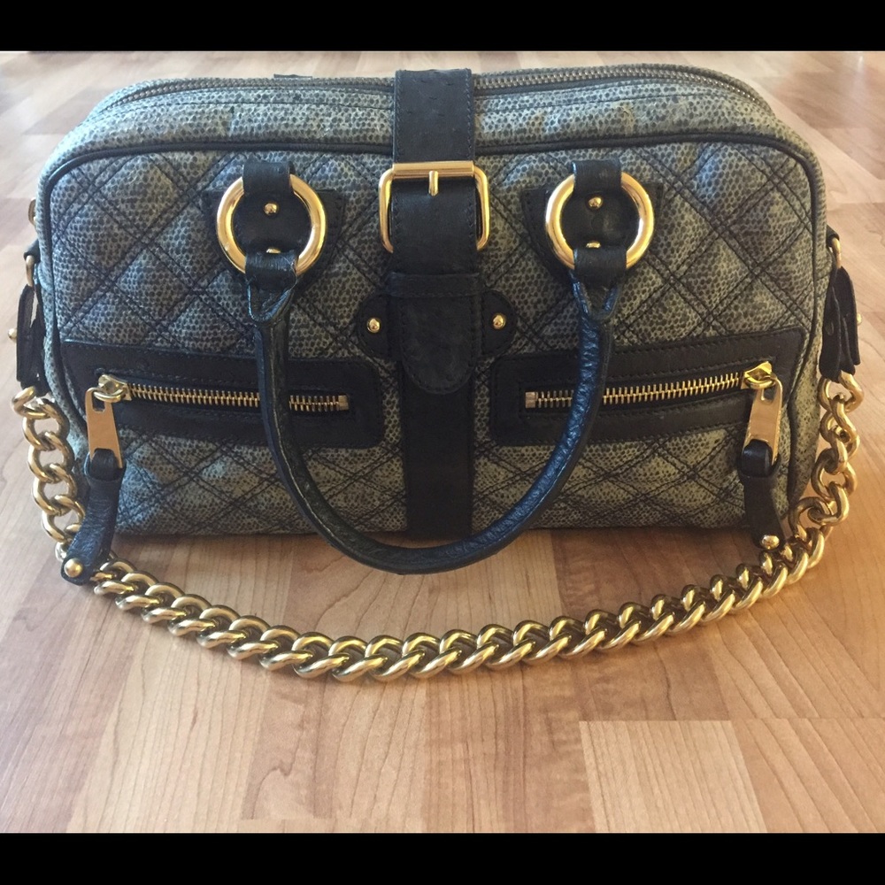 **Rare** Marc Jacobs snakeskin and ostrich bag