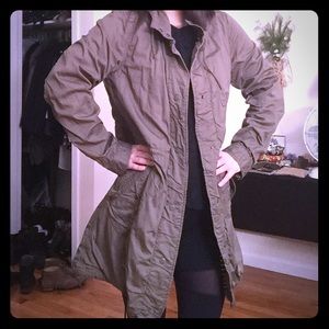 J crew olive green utility jacket