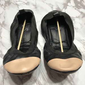 Yosi Samra leather ballet flats