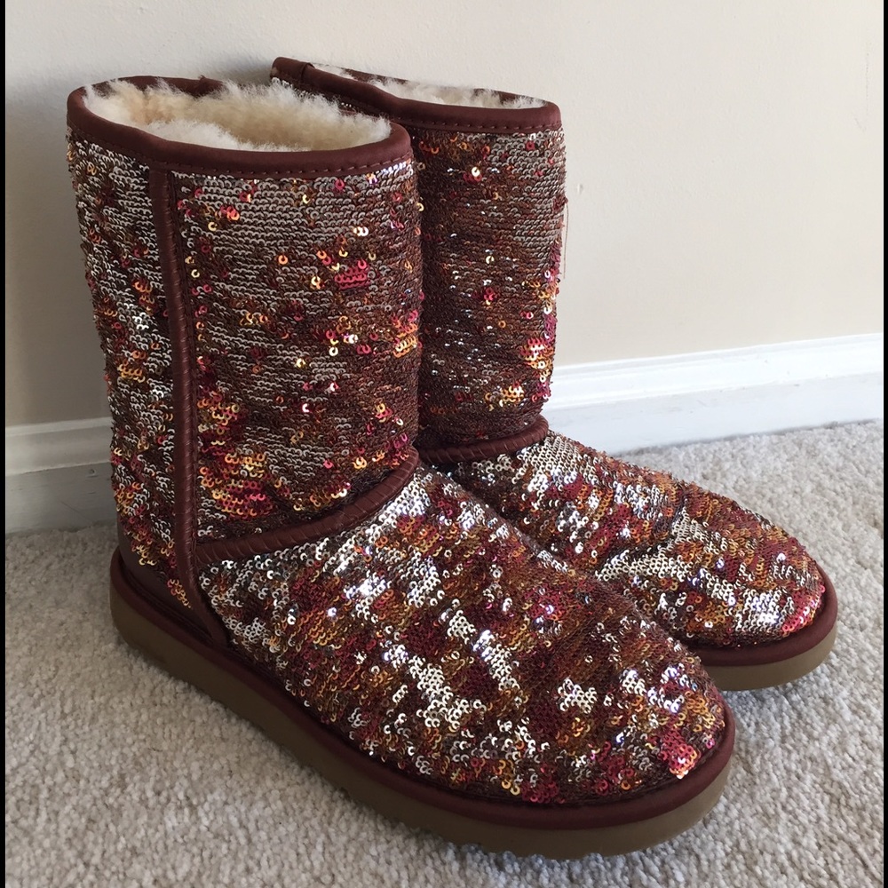UGG short boots sparkles