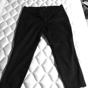 Torrid Size 22 black glitter pants