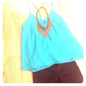 Sea foam green top