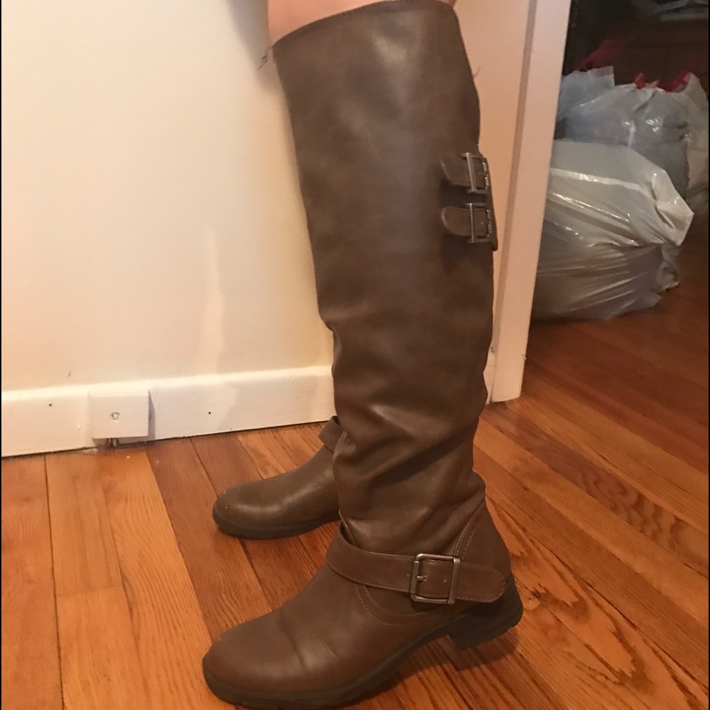 Pink and Pepper knee high boots