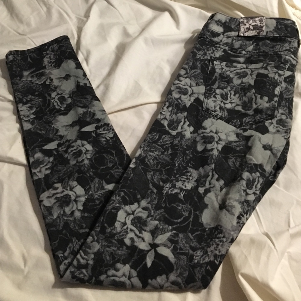 Floral Skinny Jeans
