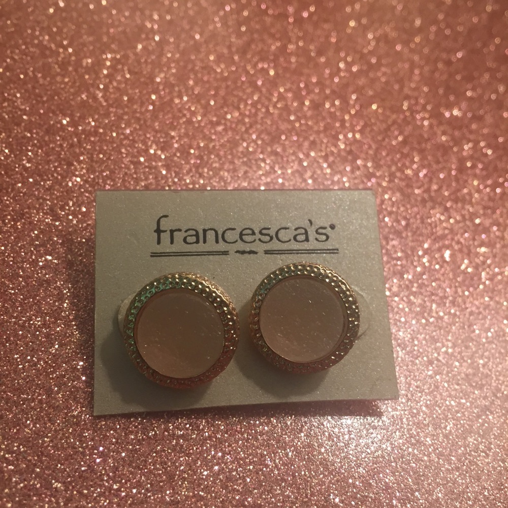 Rose gold earrings