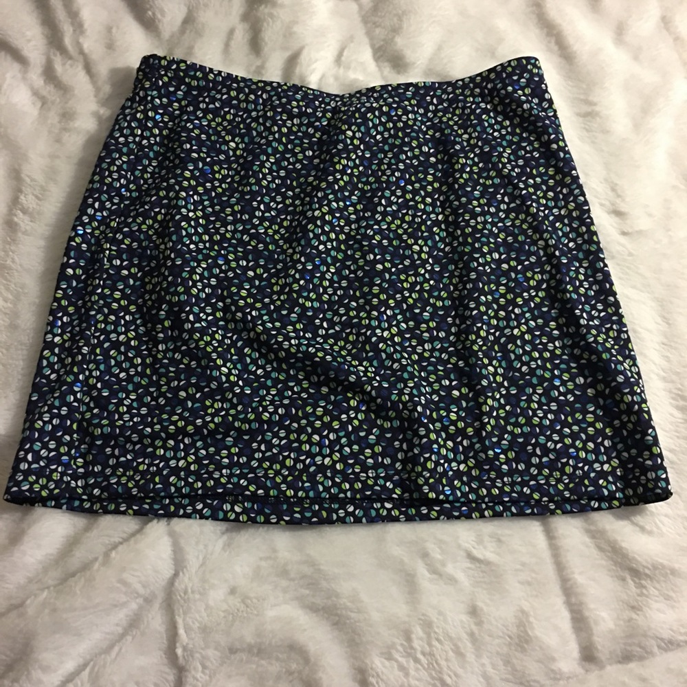 Express navy blue mini skirt