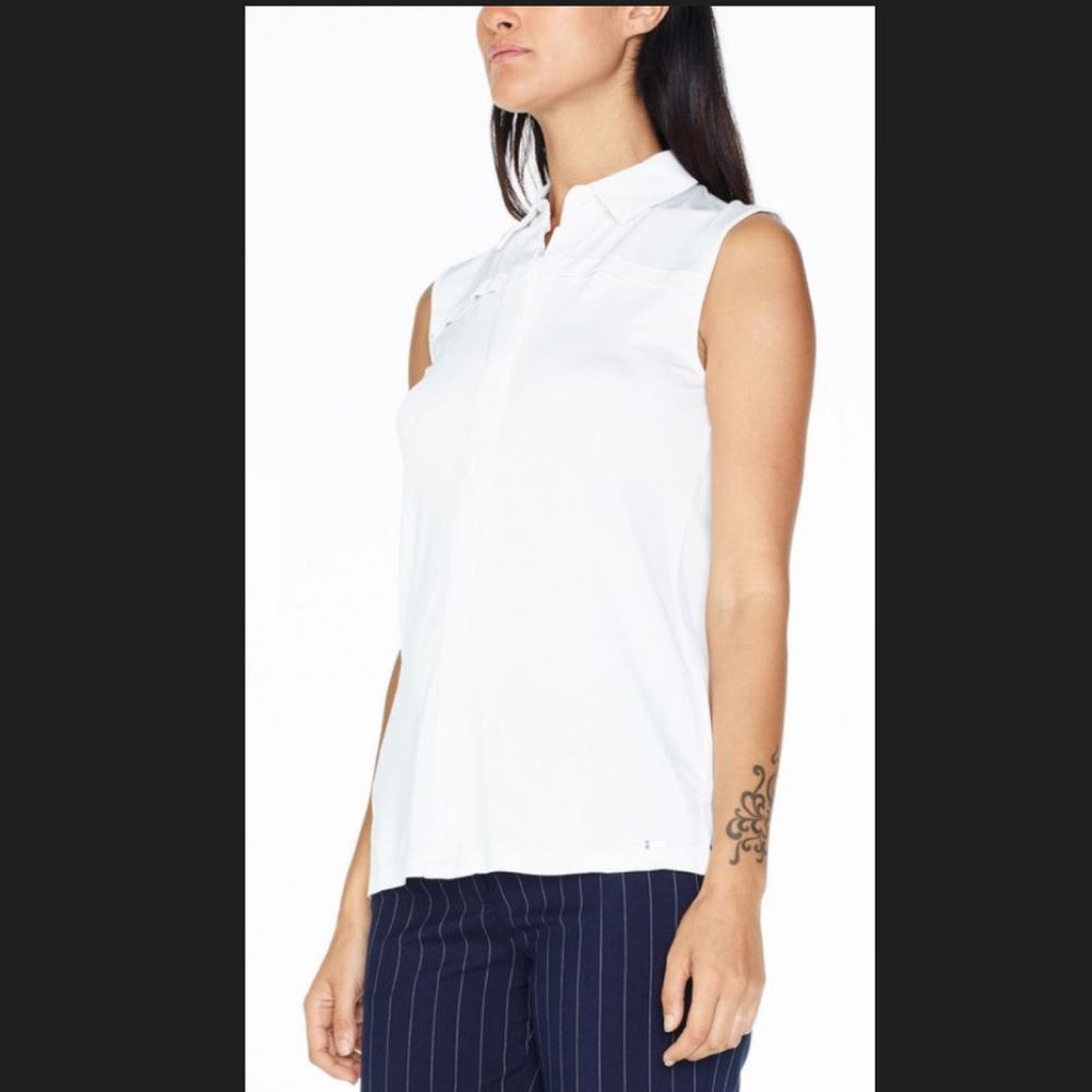 A/X ARMANI EXCHANGE- Layered button down blouse - Picture 3 of 6