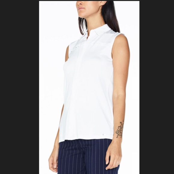 A/X ARMANI EXCHANGE- Layered button down blouse - Picture 3 of 6