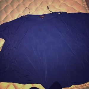 2X winged sleeves royal blue/light navy color