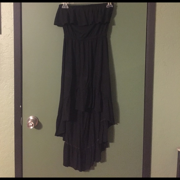Black high low dress - Picture 1 of 3
